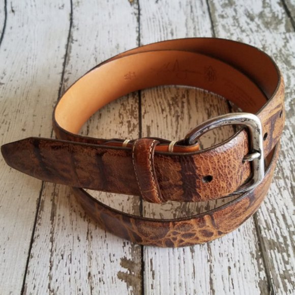 Martin Dingman crocodile grain belt - Picture 2 of 8